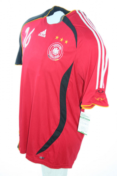 Adidas Deutschland Trikot 16 Philipp Lahm WM 2006 Away rot DFB Herren M/L/XL