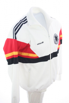 Adidas Alemania chaqueta 1986 jersey camiseta blanco señor XL