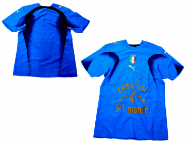 Puma Italien Trikot 4 Campioni del mondo WM 2006 Weltmeister Campeones 4 del Mundo 4 Stern Heim blau Herren S
