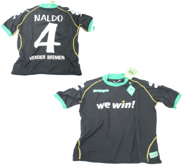 Kappa SV Werder Bremen Trikot 4 Naldo 2006/07 Event Schwarz We-Win Herren S-M 176cm