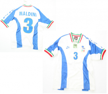 Nike Italien Trikot 3 Paolo Maldini quali Euro 1996 1995/96 away weiß Herren L
