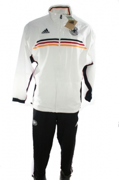 Adidas Deutschland Trainingsanzug WM 1998 DFB Jacke Weiß Neu Herren XL/10