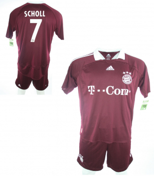 Adidas FC Bayern München Trikot 7 Mehmet Scholl 2006/07 mit Hose T-com Herren XL