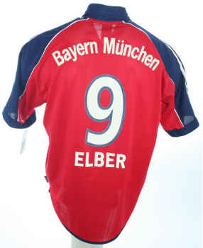 Adidas FC Bayern München Trikot 9 Giovane Elber 2000/01 Opel Herren S
