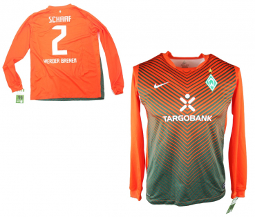 Nike SV Werder Bremen Trikot 2 Thomas Schaaf 2011/12 Orange Away Herren S-M 176cm