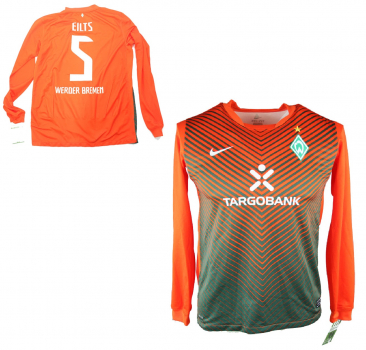 Nike SV Werder Bremen Trikot 5 Dieter Eilts 2011/12 Orange Away Herren S-M 176cm