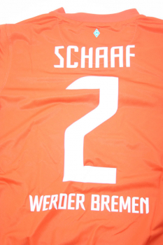 Nike SV Werder Bremen Trikot 2 Thomas Schaaf 2011/12 Away SVW Orange Herren S-M 164cm-176cm