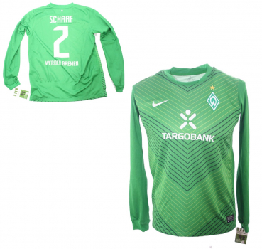 Nike SV Werder Bremen Trikot 2 Thomas Schaaf 2011/12 Grün heim Herren S-M 176cm