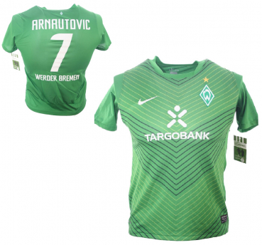Nike SV Werder Bremen Trikot 7 Marko Arnautovic 2011/12 Grün heim Herren S-M 164cm 176cm