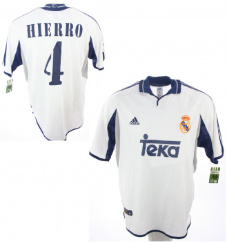 Adidas Real Madrid Trikot 4 Fernando Hierro 2000/01 Teka Heim Herren XL