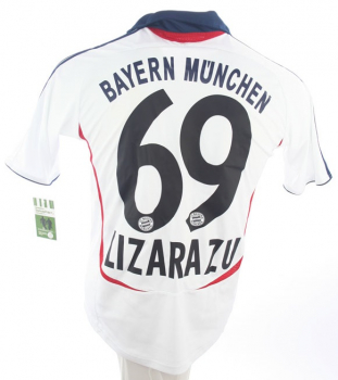 Adidas FC Bayern München jersey 69 Bixente Lizarazu 2006/07 T-com white men's M o XL