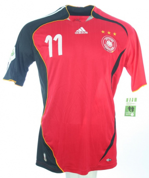 Adidas Deutschland Trikot 11 Miroslav klose WM 2006 Away rot DfB Herren S-M/M/L/XL