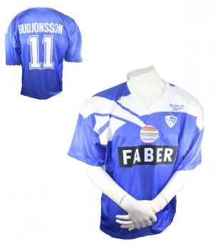 Reebok VfL Bochum Trikot 11 Thordur Gudjonsson 1995/96 Match Worn Faber Herren XL