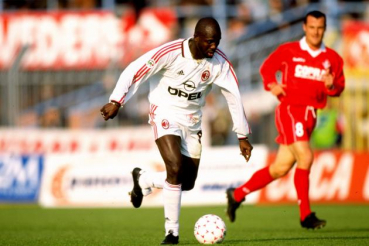 Adidas AC Mailand Trikot 9 George Weah 1998/99 OPEL Weiß Herren M