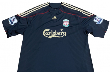 Adidas FC Liverpool camiseta 8 Steven Gerrard 2009/10 This is anfield negro senor M