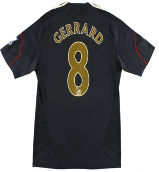 Adidas FC Liverpool camiseta 8 Steven Gerrard 2009/10 This is anfield negro senor M