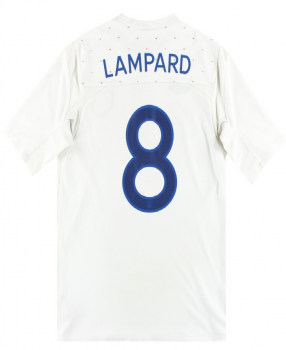 Umbro England Trikot 8 Frank Lampard WM 2010 heim weiß Herren 44" = L