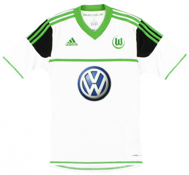 Adidas VFL Wolfsburg Trikot 10 Diego 2012/13 auswärts weiß VW Herren XL