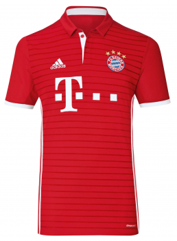 Adidas FC Bayern München Trikot 2016/17 Heim Telekom T-com heim rot Herren L