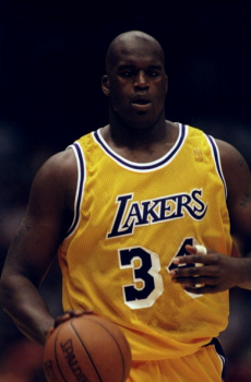 Champion L.A. Los Angeles Lakers Trikot 34 Shaquille o'Neal NBA Gelb Herren S