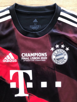 Adidas FC Bayern München Trikot 22 Serge Gnabry CL 3rd auswärts Final 2020 patch Lissabon Herren S