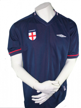 Umbro England Wende Trikot WM 2002 Euro 2004 Special Blau & Rot Herren L