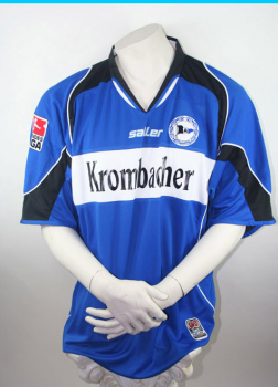 Saller Arminia Bielefeld Trikot 9 Isaac Boakye 2005/06 Matchworn Krombacher Herren L/XL
