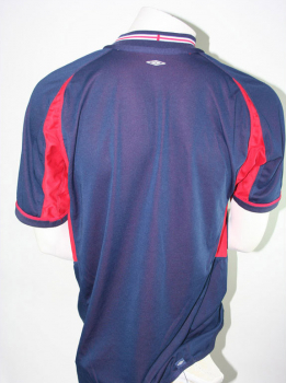 Preview: Umbro England Wende Trikot WM 2002 Euro 2004 Special Blau & Rot Herren L