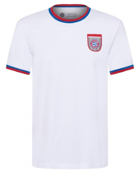 Retro FC Bayern München Trikot 1924-1969 1970 1971 1972 1973 1974 finale weiß NEU Herren XL oder XXL/2XL