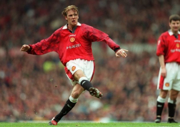 Umbro Manchester United camiseta 7 David Beckham 1997/98 Sharp señor L/XL