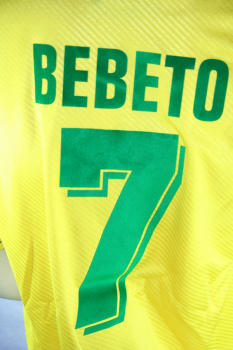 Umbro Brasilien Trikot 7 Bebeto WM 1994 Weltmeister USA-94 Herren M/L