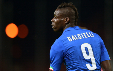 Puma Italia camiseta 9 Mario balotelli WC 2014 nuevo azul señor M/L o XL
