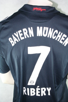 Adidas FC Bayern Múnich camiseta 7 Ribery 2008/09 CL Navy azul senor L (segunda calidad)
