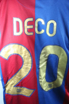 Nike FC Barcelona Trikot 20 Deco 2006/07 Heim Unicef Herren M