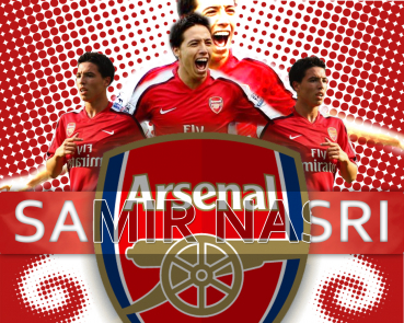 Nike Arsenal London Trikot 8 Samir Nasri 2008-10 Fly Emirates Herren XL