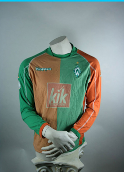 Kappa SV Werder Bremen Trikot 2004/2005 Papagei 3 Liga Match worn Herren XXL