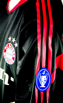 Adidas FC Bayern Munich jersey 2004/05 CL T-mobile black men's XXL/2XL