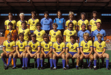 Original Eintracht Braunschweig Trikot Jägermeister 1982/83 gelb retro Herren M