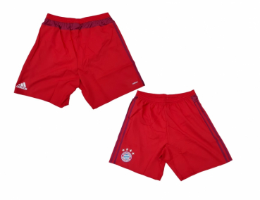 Adidas FC Bayern München Trikothose Shorts Hose 2015/16 heim rot Herren L