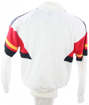 Adidas Alemania chaqueta 1986 jersey camiseta blanco señor XL