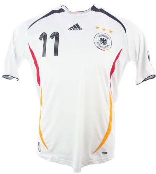 Adidas Alemania camiseta 11 Miroslav Klose 2006 blanco DfB senor L nino 164 cm