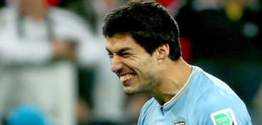 Puma Uruguay camiseta 9 Luis Suarez copa del mundo 2014 home azul nuevo senor XL