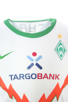 Preview: Nike SV Werder Bremen Trikot 5 Dieter Eilts 2010/11 Away weiß Herren S-M 176cm