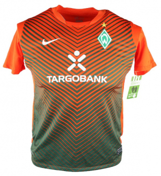 Nike SV Werder Bremen Trikot 2 Thomas Schaaf 2011/12 Away SVW Orange Herren S-M 164cm-176cm