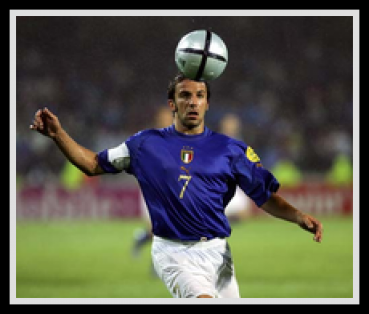 Puma Italien Trikot 7 Alessandro Del Piero Euro 2004 away weiß Herren XL