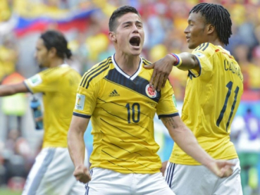 Adidas Columbia Jersey 10 James Rodriguez WC 2014 Home yellow NEW men's XL