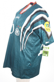 Adidas Alemania camiseta 1996 Euro 96 XL 20 Oliver Bierhoff Match worn verde DfB senor M