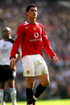 Nike Manchester United Trikot 7 Cristiano Ronaldo 2004-06 Vodafone rot Herren XL & Kinder 164-176 cm