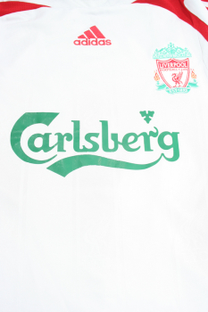 Adidas FC Liverpool camiseta 8 Steven Gerrard 200708 blanco senor M