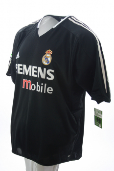 Adidas Real Madrid Trikot 23 David Beckham 2003/04 auswärts Schwarz Herren XL